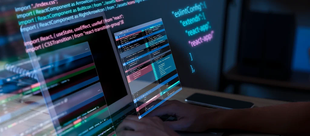 programming-background-with-person-working-with-codes-computer